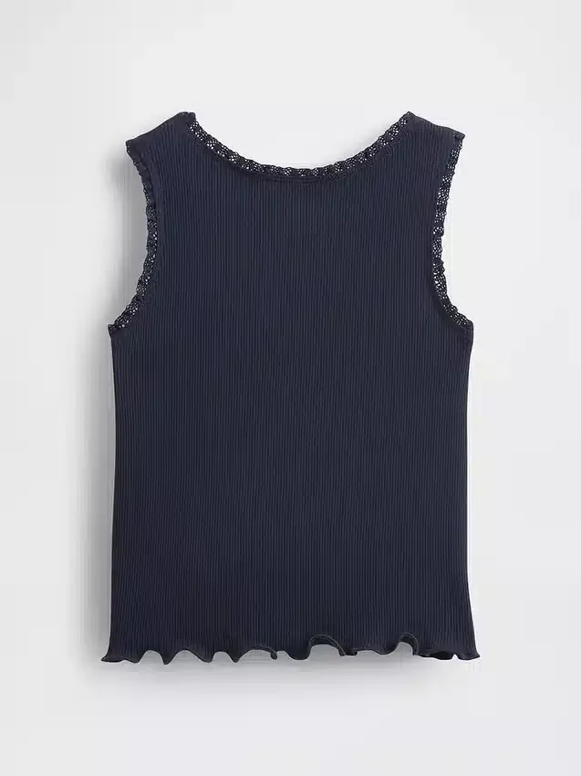 Mix & Match-ribbet tank-top for Baby og Småbarn