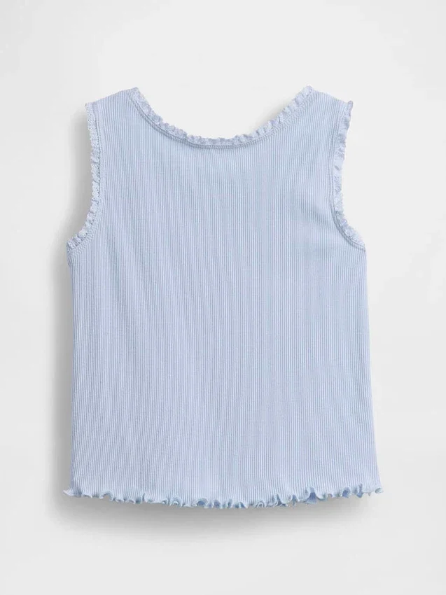 Mix & Match-ribbet tank-top for Baby og Småbarn