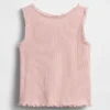 Mix & Match-ribbet tank-top for Baby og Småbarn