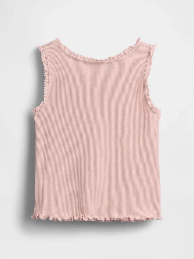 Mix & Match-ribbet tank-top for Baby og Småbarn