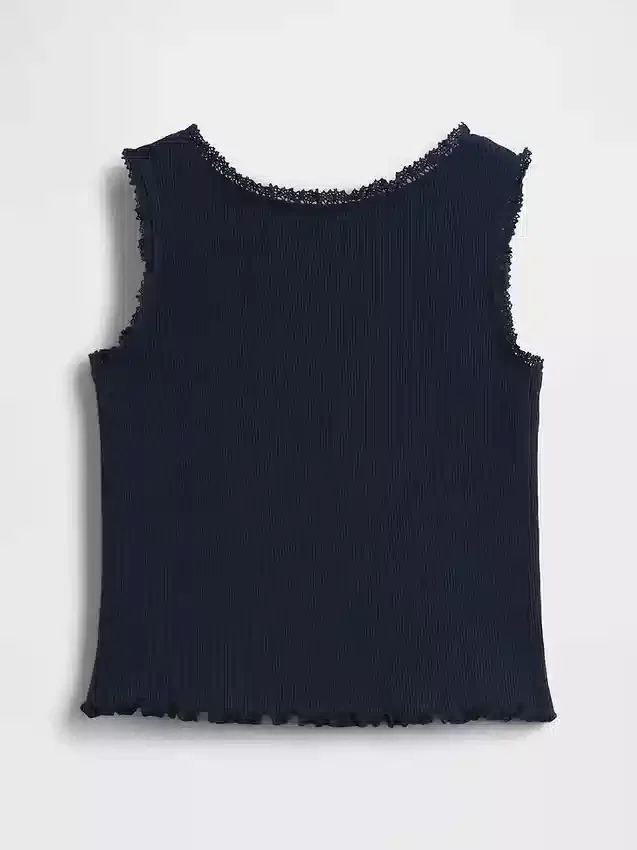 Mix & Match-ribbet tank-top for Baby og Småbarn