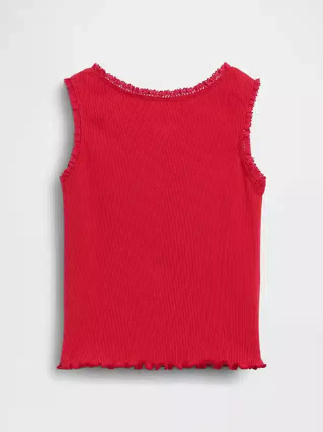 Mix & Match-ribbet tank-top for Baby og Småbarn