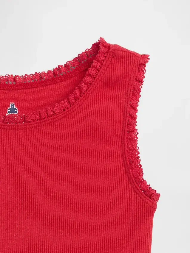 Mix & Match-ribbet tank-top for Baby og Småbarn