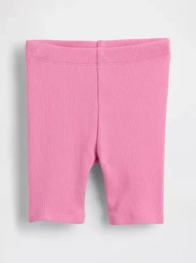 Mix & Match-sykkelshorts med ribbestrikk for Baby og Småbarn