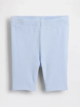 Mix & Match-sykkelshorts med ribbestrikk for Baby og Småbarn