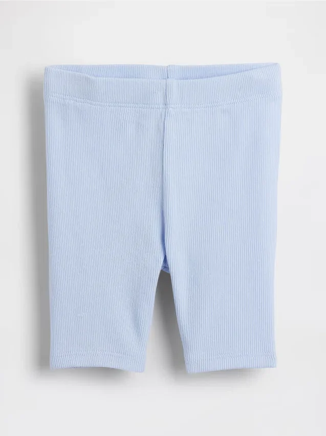 Mix & Match-sykkelshorts med ribbestrikk for Baby og Småbarn