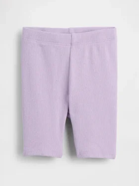Mix & Match-sykkelshorts med ribbestrikk for Baby og Småbarn