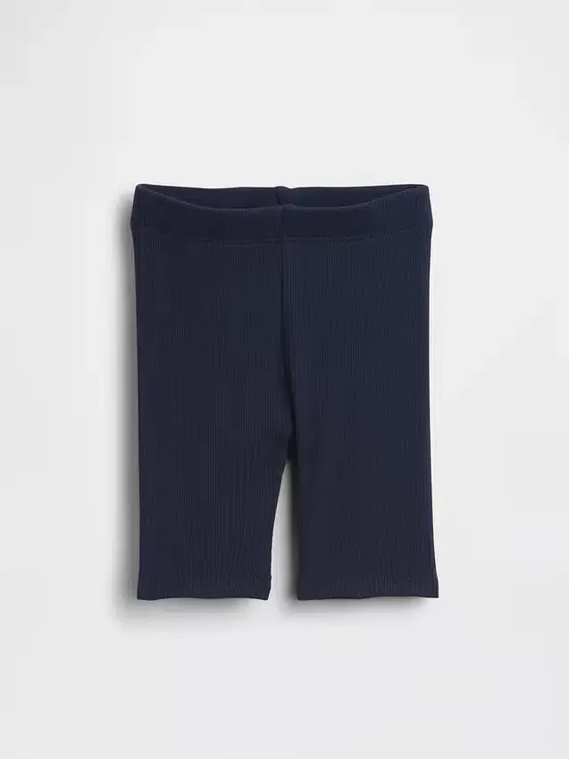 Mix & Match-sykkelshorts med ribbestrikk for Baby og Småbarn