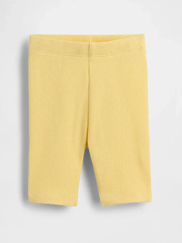 Mix & Match-sykkelshorts med ribbestrikk for Baby og Småbarn
