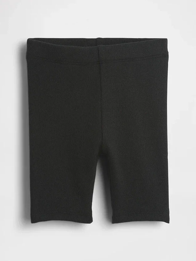 Mix & Match-sykkelshorts med ribbestrikk for Baby og Småbarn