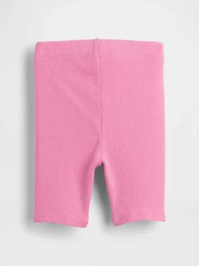 Mix & Match-sykkelshorts med ribbestrikk for Baby og Småbarn