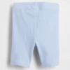Mix & Match-sykkelshorts med ribbestrikk for Baby og Småbarn