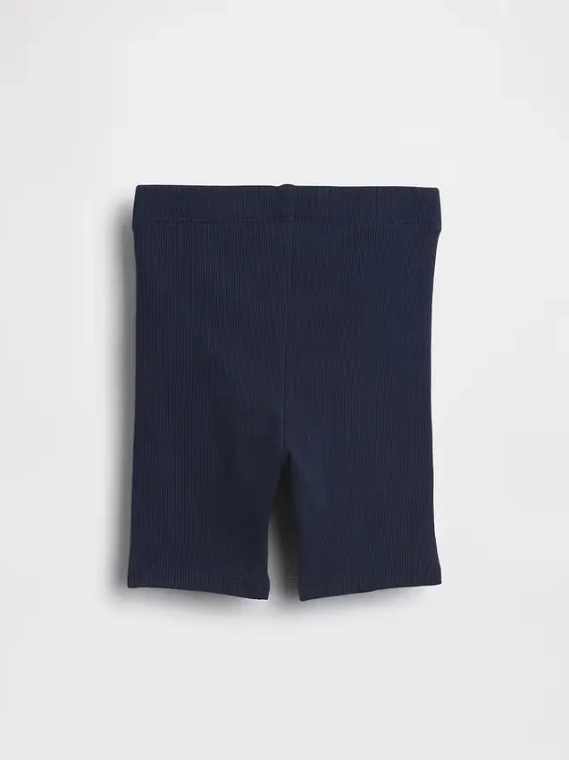 Mix & Match-sykkelshorts med ribbestrikk for Baby og Småbarn