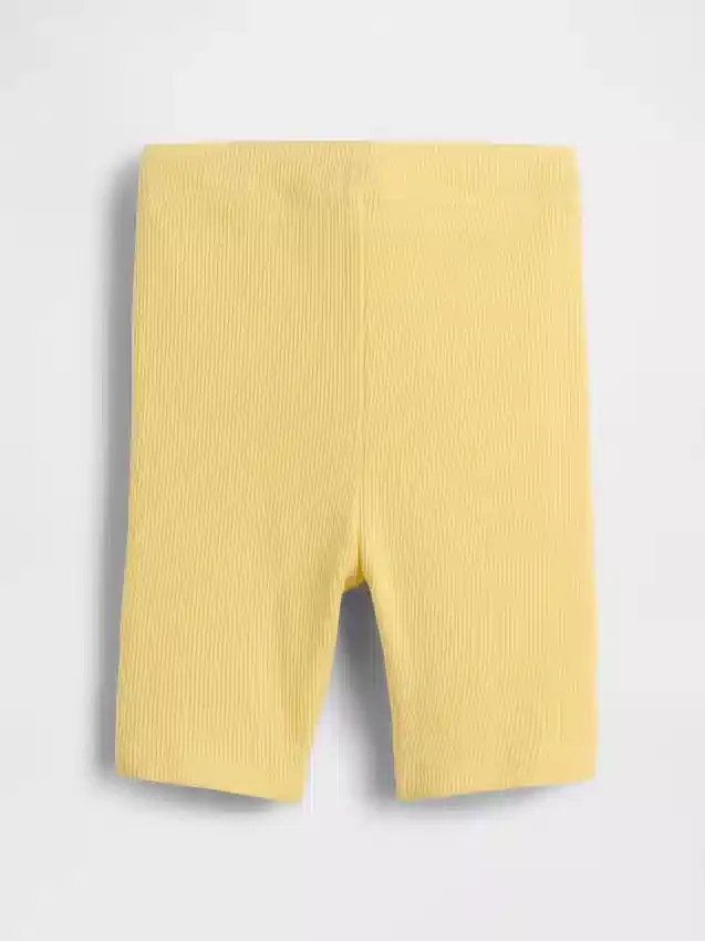 Mix & Match-sykkelshorts med ribbestrikk for Baby og Småbarn