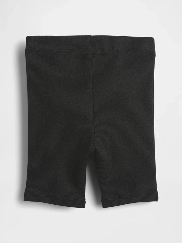 Mix & Match-sykkelshorts med ribbestrikk for Baby og Småbarn