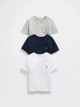 Mix & Match-T-skjorte for Baby og Småbarn (3-pakning)