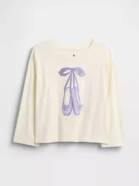 Mix & Match-T-skjorte med avslappet grafisk trykk for Baby og Småbarn