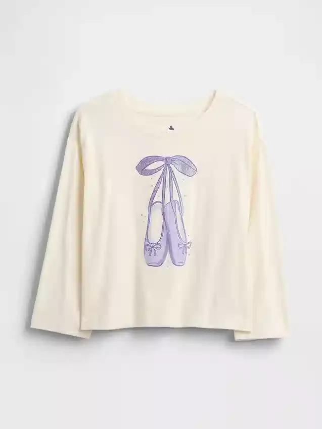 Mix & Match-T-skjorte med avslappet grafisk trykk for Baby og Småbarn
