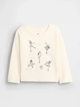Mix & Match-T-skjorte med avslappet grafisk trykk for Baby og Småbarn