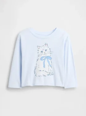 Mix & Match-T-skjorte med avslappet grafisk trykk for Baby og Småbarn