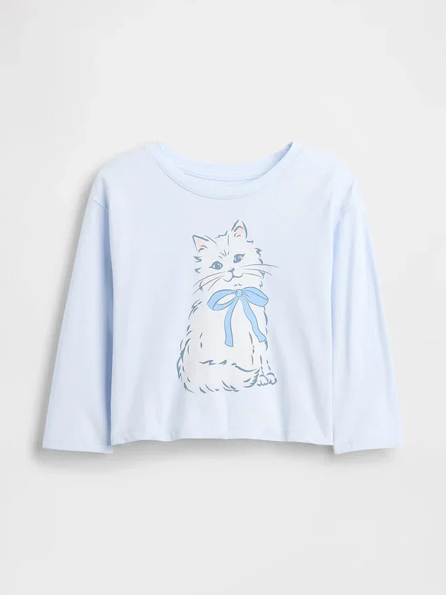 Mix & Match-T-skjorte med avslappet grafisk trykk for Baby og Småbarn