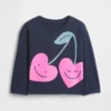 Mix & Match-T-skjorte med avslappet grafisk trykk for Baby og Småbarn