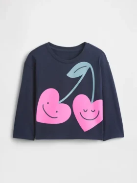Mix & Match-T-skjorte med avslappet grafisk trykk for Baby og Småbarn