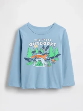 Mix & Match-T-skjorte med grafisk trykk for Baby og Småbarn