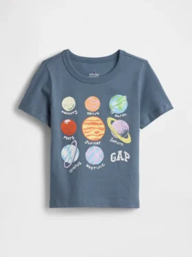 Mix & Match-T-skjorte med grafisk trykk for Baby og Småbarn