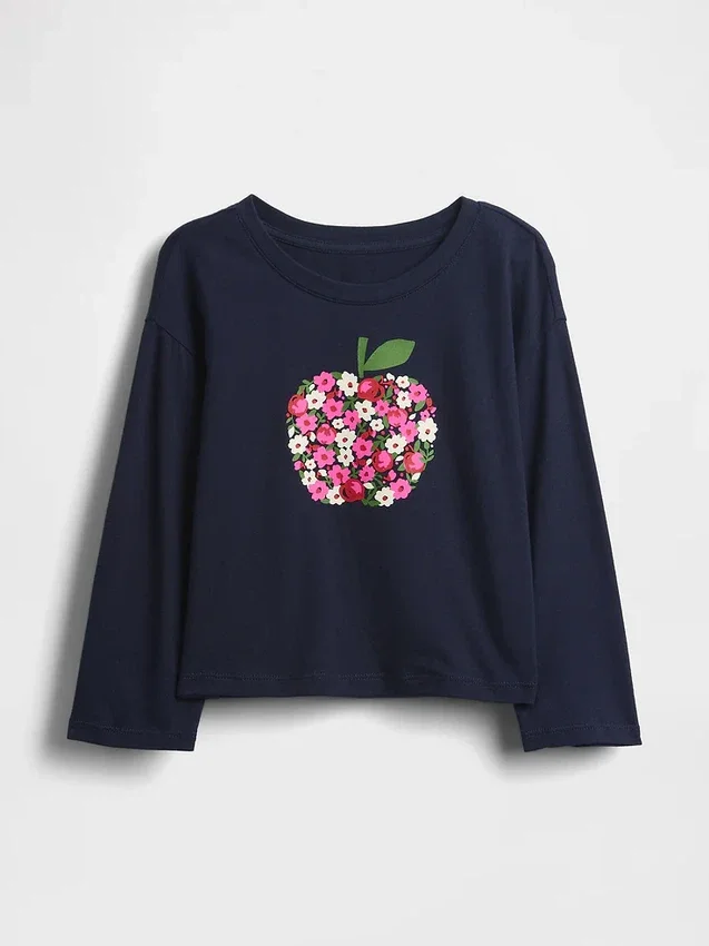 Mix & Match-T-skjorte med grafisk trykk for Baby og Småbarn