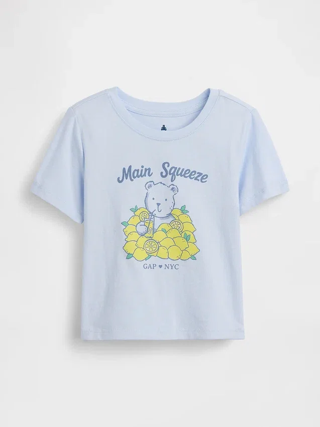Mix & Match-T-skjorte med grafisk trykk for Baby og Småbarn