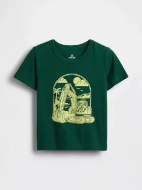 Mix & Match-T-skjorte med grafisk trykk for Baby og Småbarn