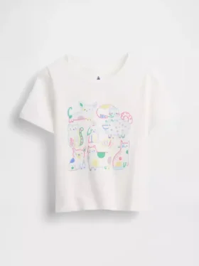 Mix & Match-T-skjorte med grafisk trykk for Baby og Småbarn