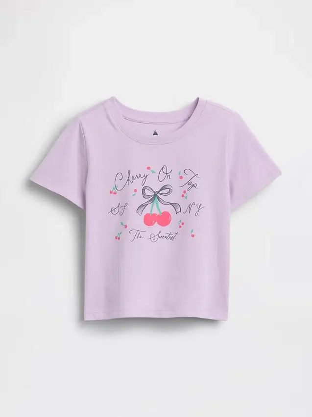Mix & Match-T-skjorte med grafisk trykk for Baby og Småbarn