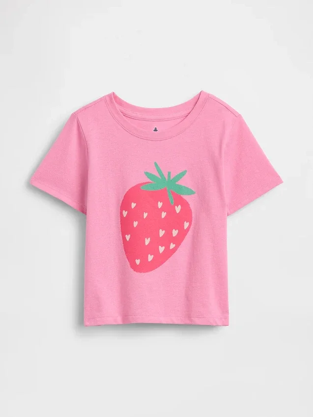 Mix & Match-T-skjorte med grafisk trykk for Baby og Småbarn