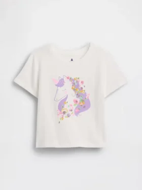 Mix & Match-T-skjorte med grafisk trykk for Baby og Småbarn