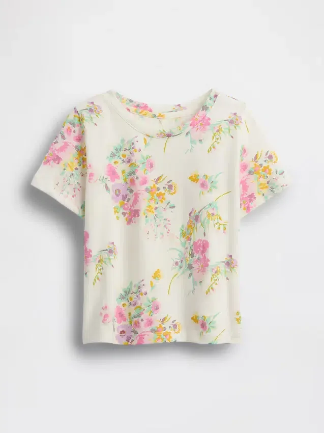 Mix & Match-T-skjorte med grafisk trykk for Baby og Småbarn
