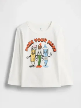 Mix & Match-T-skjorte med grafisk trykk for Baby og Småbarn