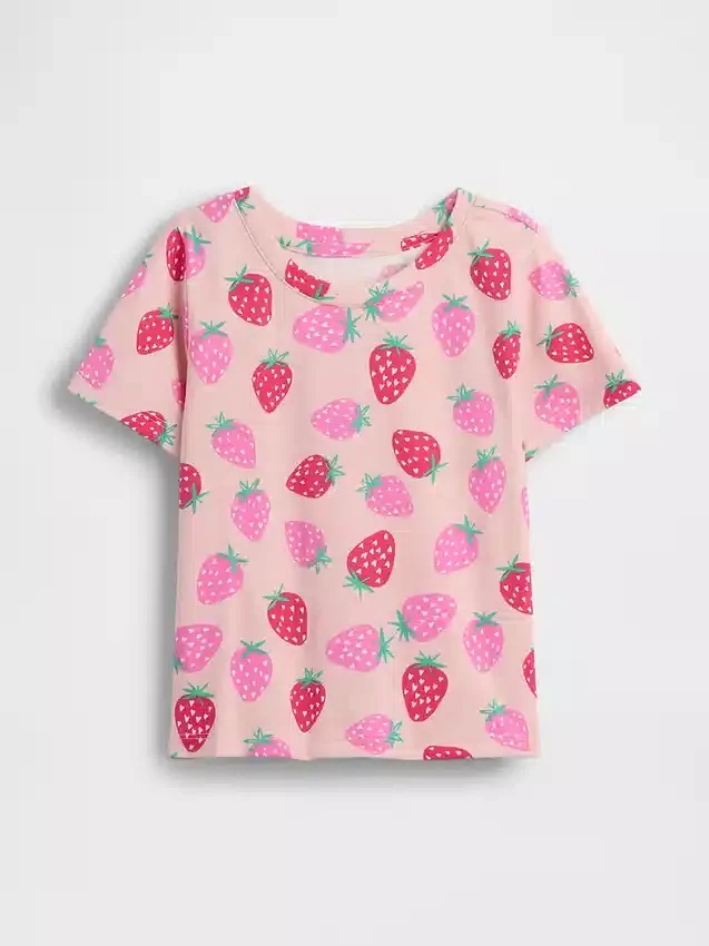 Mix & Match-T-skjorte med grafisk trykk for Baby og Småbarn
