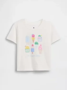 Mix & Match-T-skjorte med grafisk trykk for Baby og Småbarn