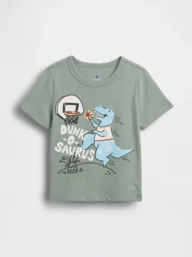 Mix & Match-T-skjorte med grafisk trykk for Baby og Småbarn