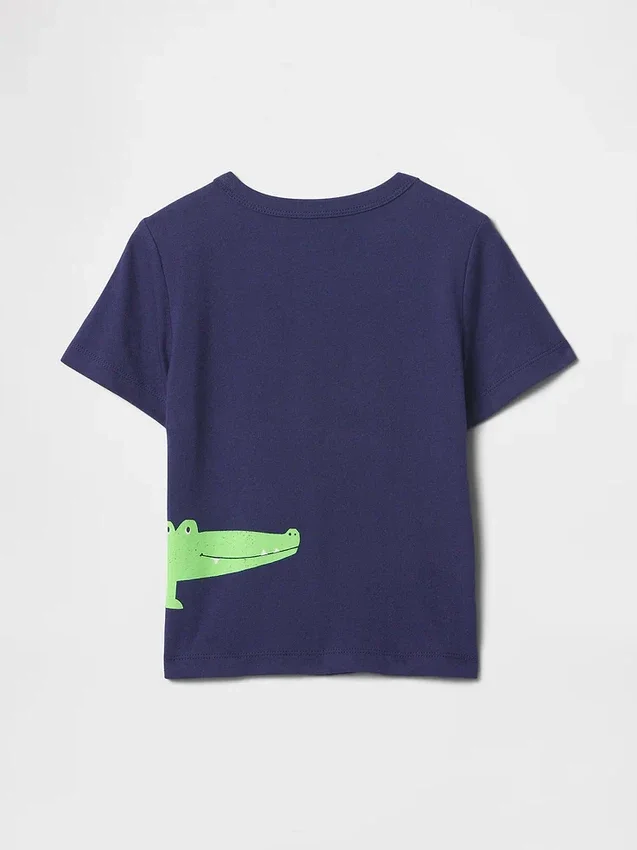 Mix & Match-T-skjorte med grafisk trykk for Baby og Småbarn