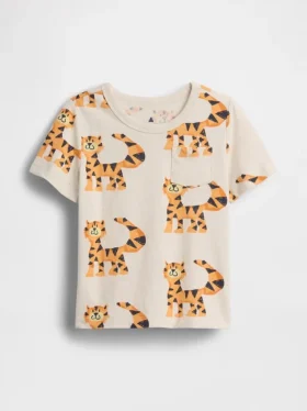 Mix & Match-T-skjorte med lomme for Baby og Småbarn