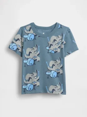 Mix & Match-T-skjorte med lomme for Baby og Småbarn