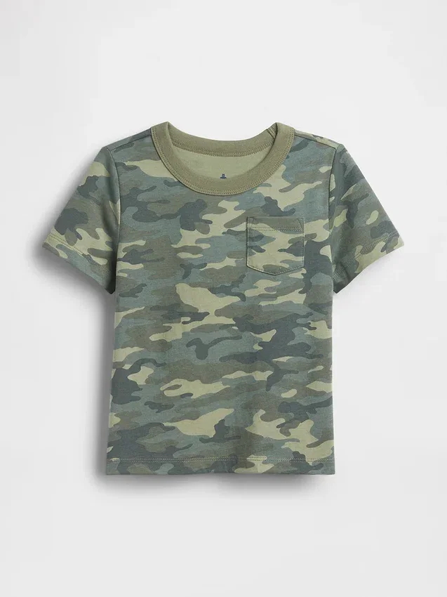 Mix & Match-T-skjorte med lomme for Baby og Småbarn