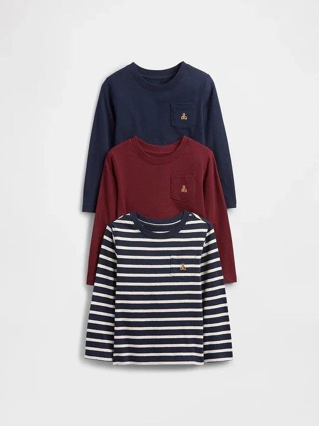Mix & Match-T-skjorte med lomme for Baby og Småbarn