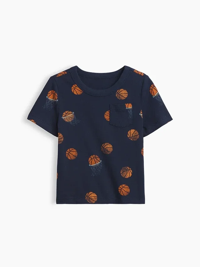 Mix & Match-T-skjorte med lomme for Baby og Småbarn