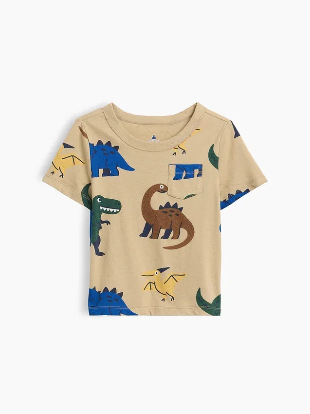Mix & Match-T-skjorte med lomme for Baby og Småbarn