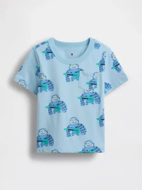 Mix & Match-T-skjorte med lomme for Baby og Småbarn