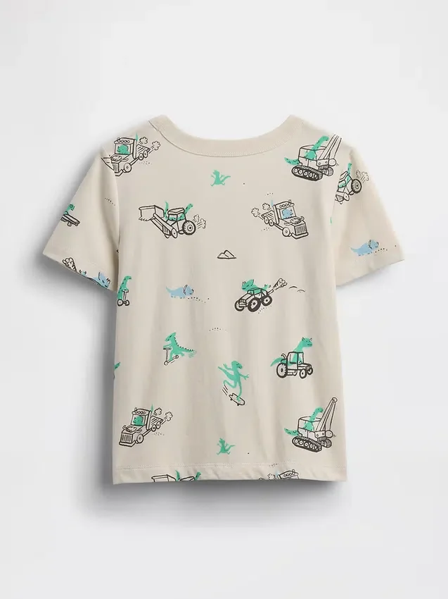 Mix & Match-T-skjorte med lomme for Baby og Småbarn